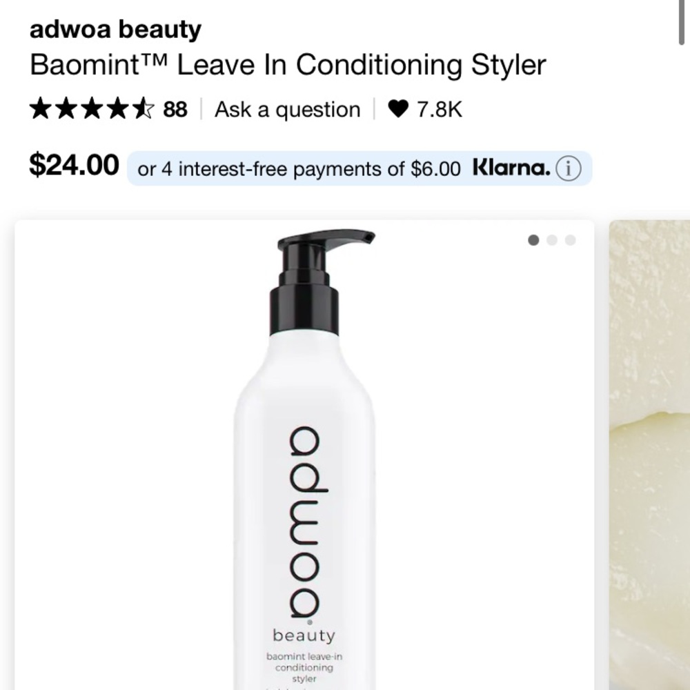 Adwoa beauty leave in conditioning styler